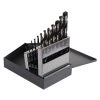 1878 High Speed Steel Black and Gold Heavy-Duty 1/16 in. - 1/2 in. x 32 Bit Set (15-Piece) by CLE-LINE