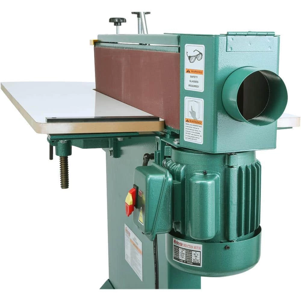 6 in. x 80 in. Edge Sander with Wrap-Around Table by Grizzly Industrial 4 6 in. x 80 in. Edge Sander with Wrap-Around Table by Grizzly Industrial - Image 2