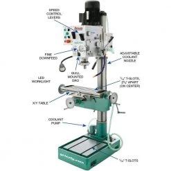 Heavy-Duty Drill Press by Grizzly Industrial -Cheap Milton Store grizzly industrial drill presses g0751 fa 1000