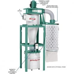 3 HP Cyclone Dust Collector by Grizzly Industrial 9 3 HP Cyclone Dust Collector by Grizzly Industrial -Cheap Milton Store grizzly industrial dust collectors g0441 4f 1000
