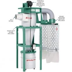 5 HP Cyclone Dust Collector by Grizzly Industrial -Cheap Milton Store grizzly industrial dust collectors g0442 4f 1000