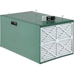 Heavy-Duty Double Air Filter with Remote Control by Grizzly Industrial