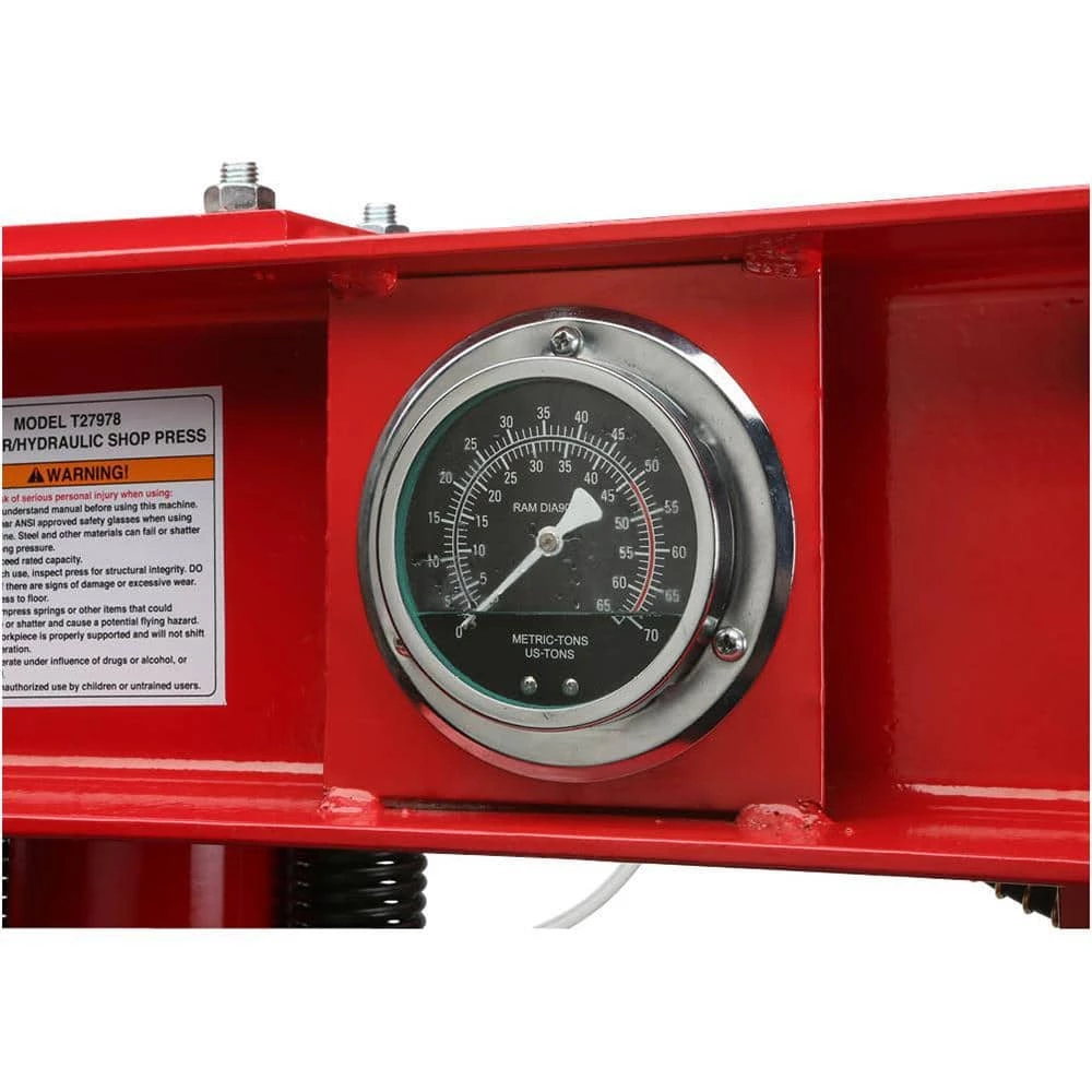 50-Ton Air/Hydraulic Shop Press by Grizzly Industrial 6 50-Ton Air/Hydraulic Shop Press by Grizzly Industrial - Image 4