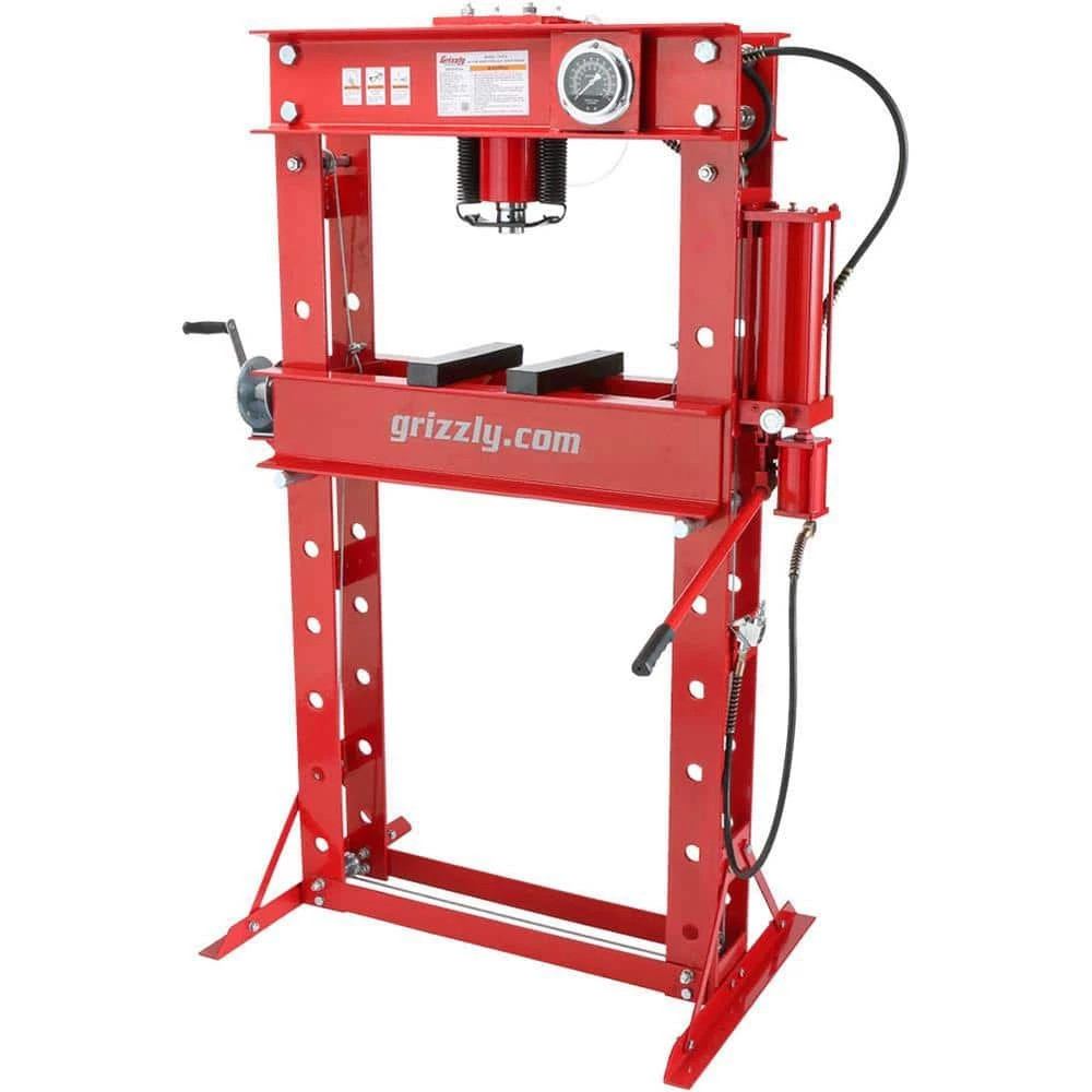 50-Ton Air/Hydraulic Shop Press by Grizzly Industrial 3 50-Ton Air/Hydraulic Shop Press by Grizzly Industrial