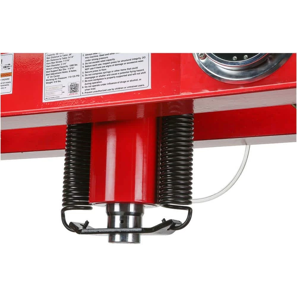 50-Ton Air/Hydraulic Shop Press by Grizzly Industrial 5 50-Ton Air/Hydraulic Shop Press by Grizzly Industrial - Image 3