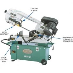 7" x 12" Metal Cutting Bandsaw by Grizzly Industrial 12 7" x 12" Metal Cutting Bandsaw by Grizzly Industrial -Cheap Milton Store grizzly industrial stationary band saws g0561 1f 1000