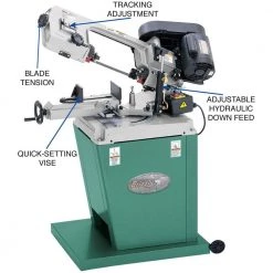 5" x 6" Metal-Cutting Bandsaw w/ Swivel Head by Grizzly Industrial 11 5" x 6" Metal-Cutting Bandsaw w/ Swivel Head by Grizzly Industrial -Cheap Milton Store grizzly industrial stationary band saws g9742 4f 1000