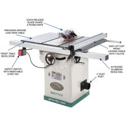 10 in. 2 HP 120-Volt Hybrid Table Saw with T-Shaped Fence by Grizzly Industrial -Cheap Milton Store grizzly industrial stationary table saws g0771z 44 1000