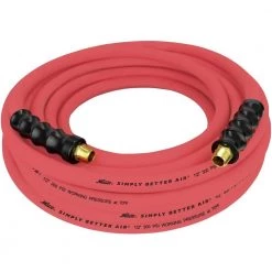 ULR 1/2 in. ID x 50 ft. (3/8 in. MNPT) Ultra-Lightweight Durable Rubber Air Hose for Extreme Environments by Milton