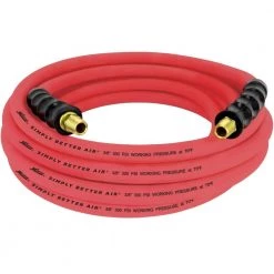 ULR 3/8 in. ID x 25 ft. (1/4 in. MNPT) Ultra-Lightweight Durable Rubber Air Hose for Extreme Environments by Milton