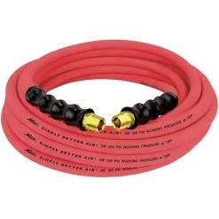 ULR 3/8 in. ID x 35 ft. (3/8 in. MNPT) Ultra-Lightweight Durable Rubber Air Hose for Extreme Environments by Milton