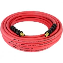ULR 3/8 in. ID x 50 ft. (1/4 in. MNPT) Ultra-Lightweight Durable Rubber Air Hose for Extreme Environments by Milton