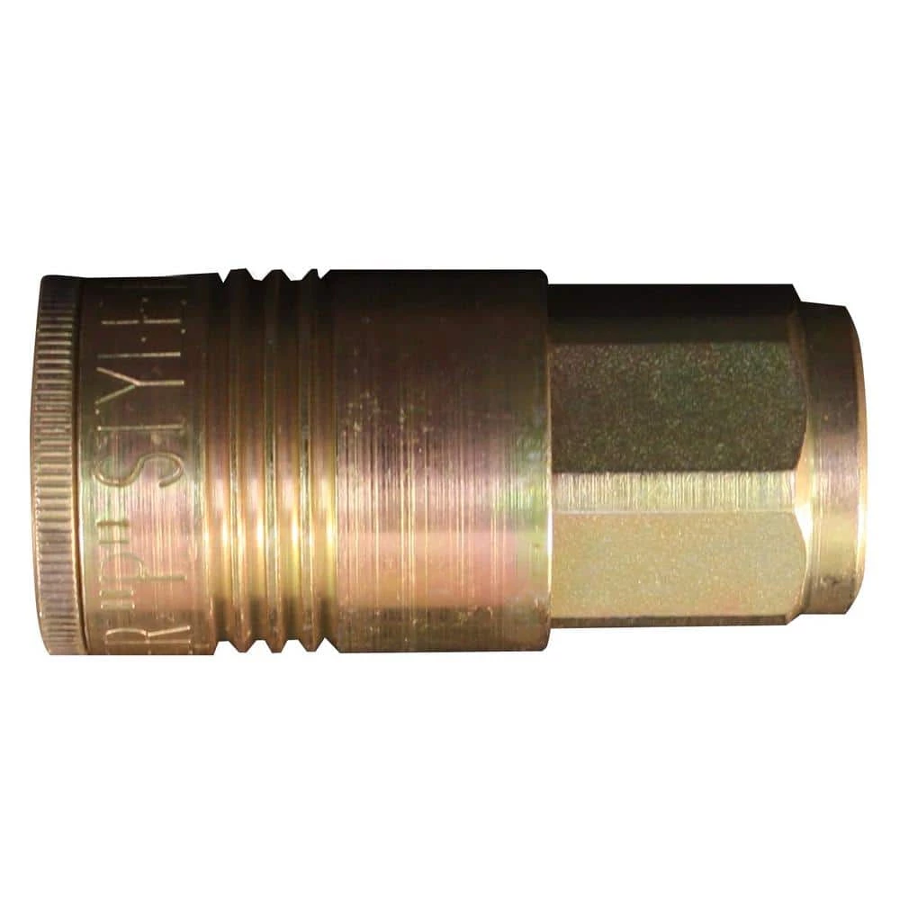 1/4 in. FNPT P Style Coupler by Milton 3 1/4 in. FNPT P Style Coupler by Milton
