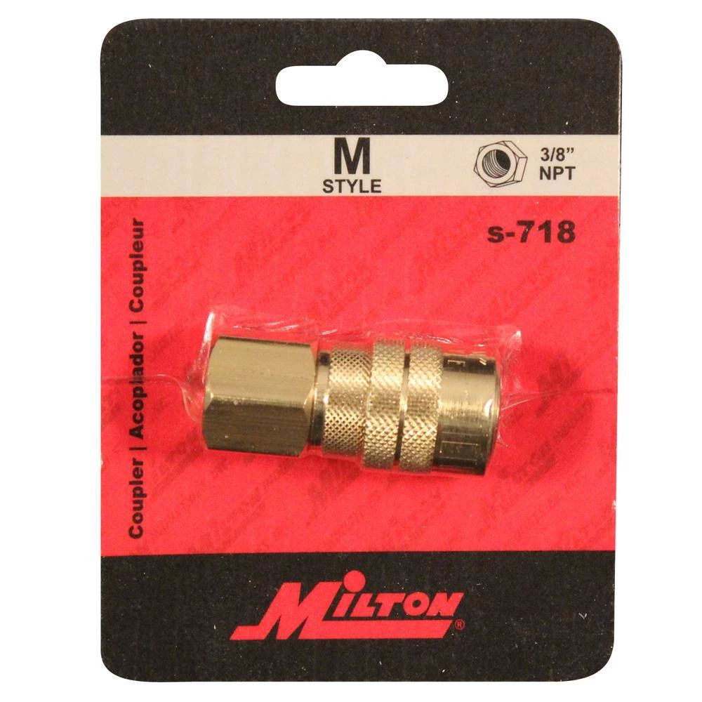 3/8 in. FNPT M Style Coupler by Milton 9 3/8 in. FNPT M Style Coupler by Milton - Image 7