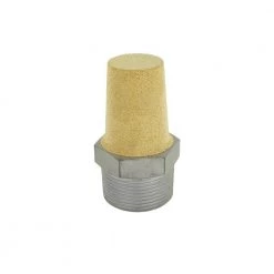 Pneumatic Exhaust Muffler, 1-1/4 in. MNPT 40 Micron by Milton